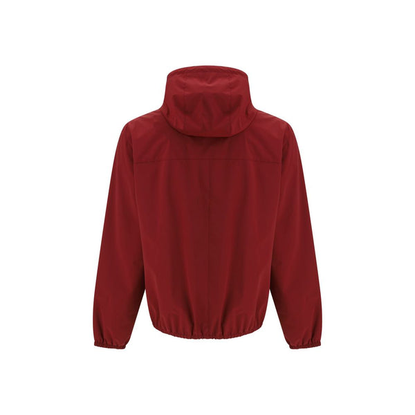 Brunello Cucinelli Bordeaux Polyamide Shell Jacket