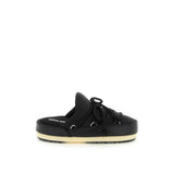 Moon Boot Black Nylon Mules