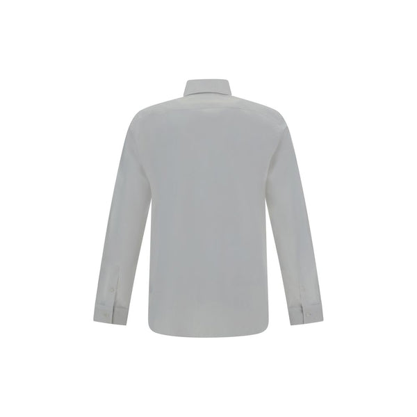 Burberry White Elastane Dress Shirt