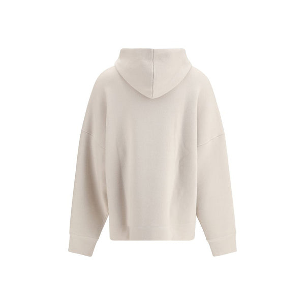 Extreme Cashmere White Cashmere Hoodie