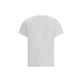 Ganni White Cotton T-Shirt
