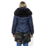 Mr&Mrs Italy Blue Polyester Women's Jacket