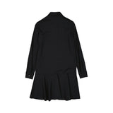 BLANCA VITA Black Elastane Casual Dress