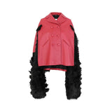 Maison Margiela Red Leather Jacket