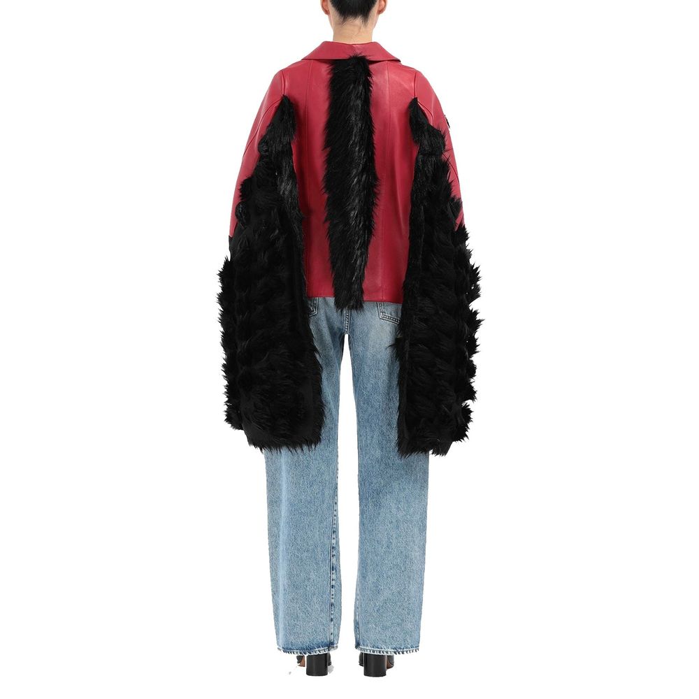 Maison Margiela Red Leather Jacket