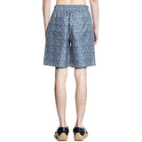 Fendi Blue Silk Knee Length
