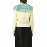 Gucci White Wool Cardigan