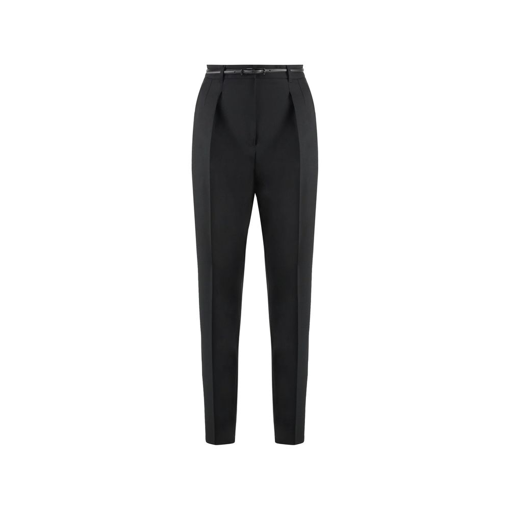 Max Mara Black Elastane Pants