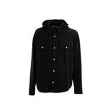 Palm Angels Black Cotton Shell Jacket