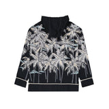 Palm Angels Black Cotton Sweatshirt