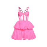 19:13 DRESSCODE Multicolor Cotton Cocktail Dress