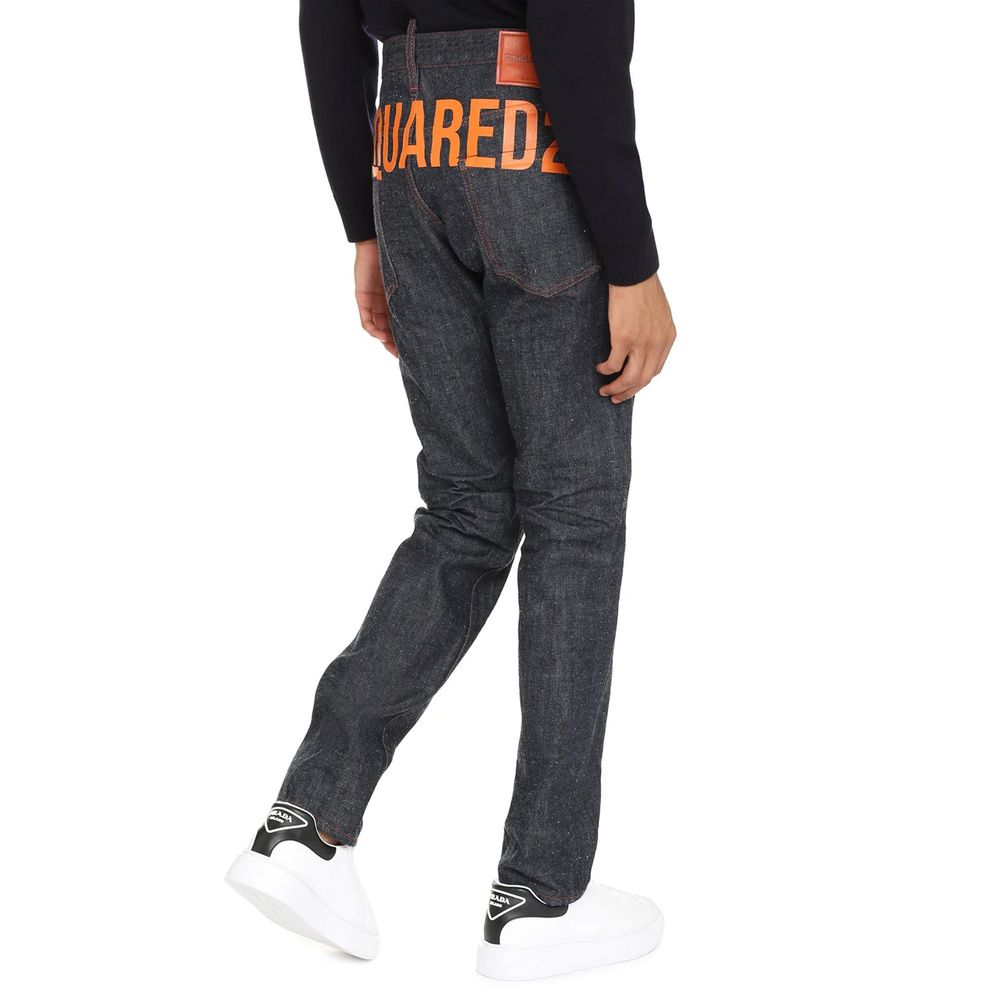 Dsquared² Blue Cotton Skinny Jeans