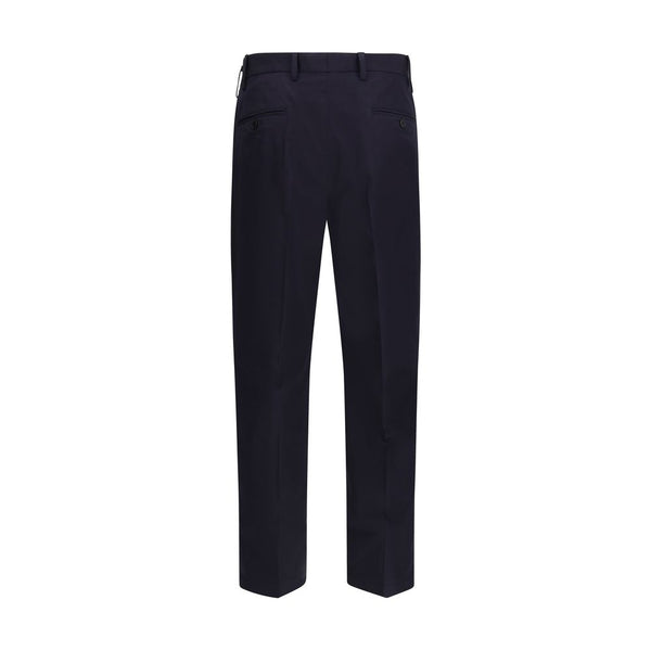 Prada Blue Cotton Dress Pants