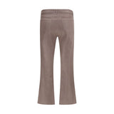 L'Agence Beige Cotton High-Waisted Jean
