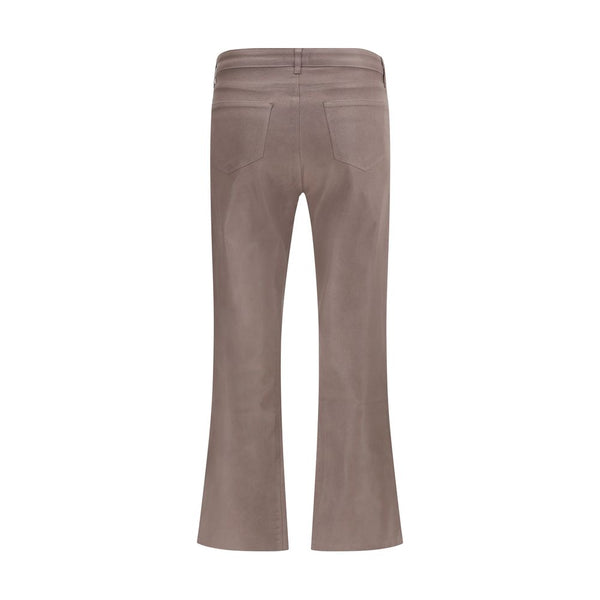 L'Agence Beige Cotton Casual Pants