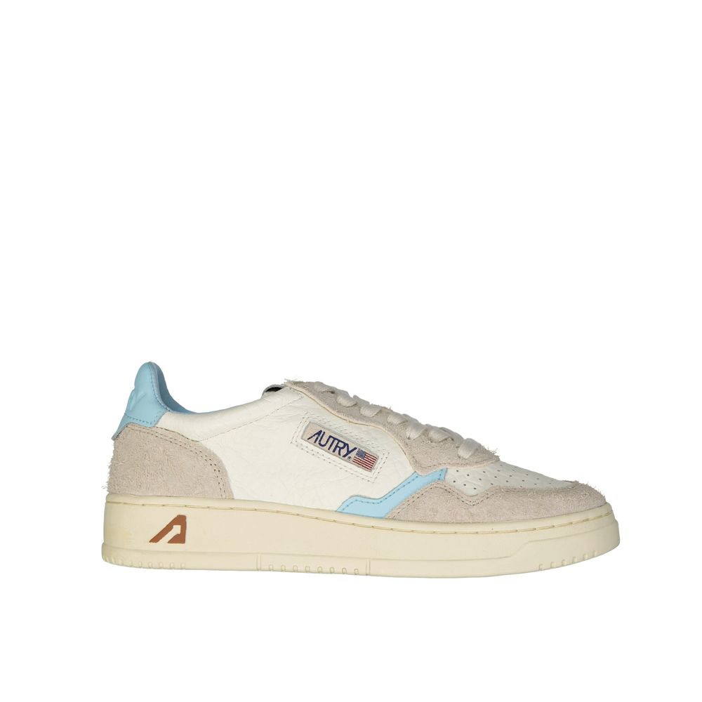 Autry White Leather Athletic Sneakers