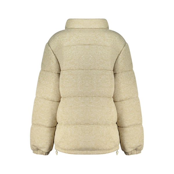 Guess Jeans Beige Polyester Coat