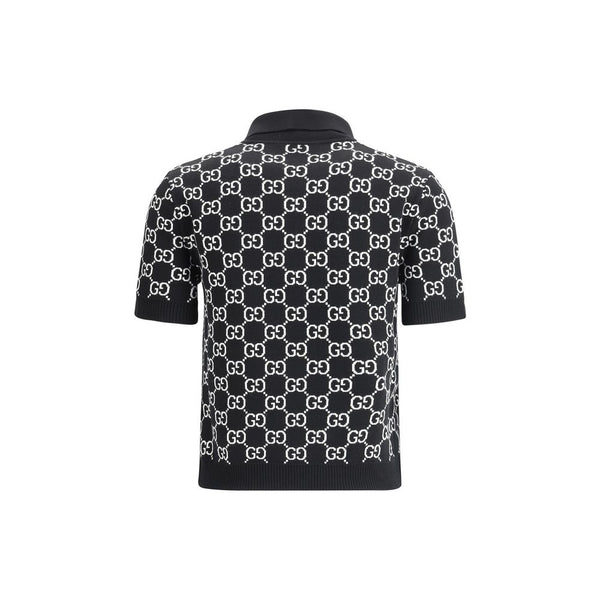 Gucci Black Wool Pattern Shirt