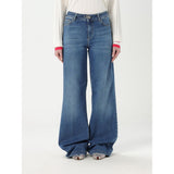 Liu Jo Blue Cotton Flared Jeans