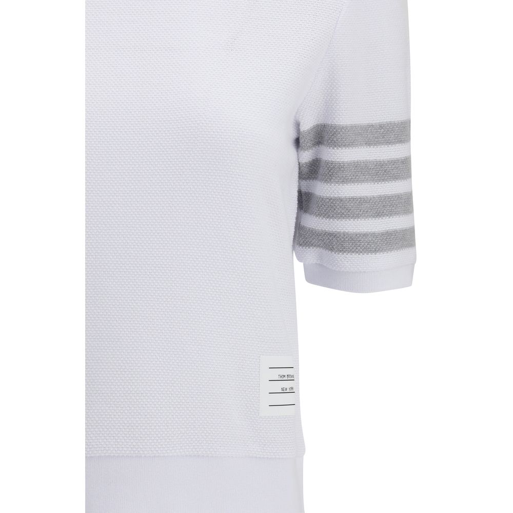 Thom Browne White Cotton Sportswear