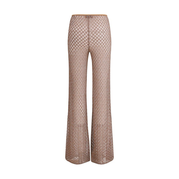 Missoni Brown Viscose Flared Pants