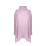 Herno Purple Virgin Wool Poncho