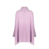 Herno Purple Virgin Wool Poncho