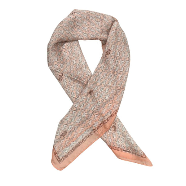 Borbonese Pink Silk Women Scarf