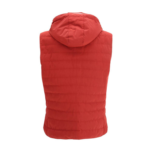 Brunello Cucinelli Multicolor Polyester Sleveless Jacket