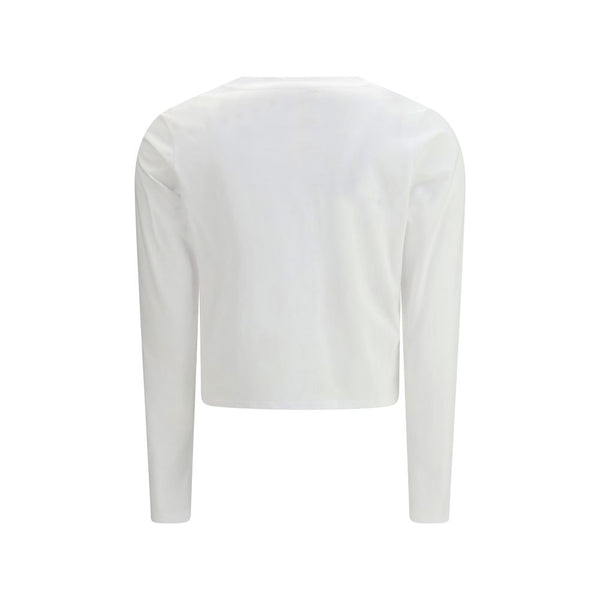 Loulou De Saison White Cotton Long Sleeve T-Shirt