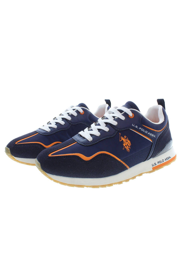 U.S. POLO ASSN. Blue Polyester Athletic Sneakers
