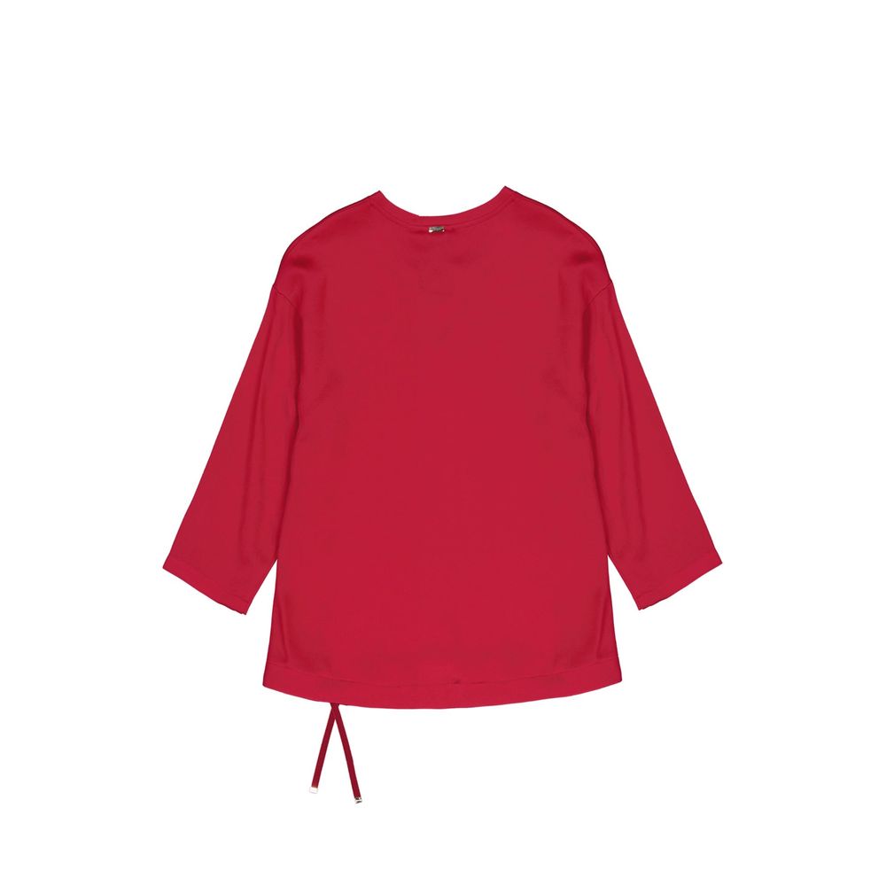 Herno Red Acetate Tank Tops