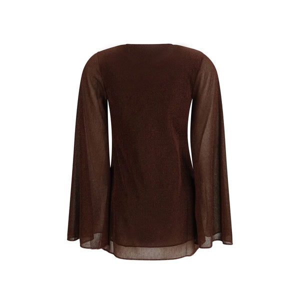 Oséree Brown Polyamide Casual Dress