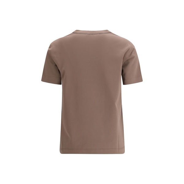 Brunello Cucinelli Brown Cotton T-Shirt