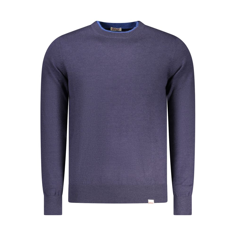 Rifle Blue Polyester Men's Sweater