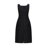 Magda Butrym Black Cotton Casual Dress