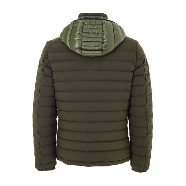 Moose Knuckles Green Nylon Coat