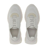 Salvatore Ferragamo White Nylon Athletic Sneakers