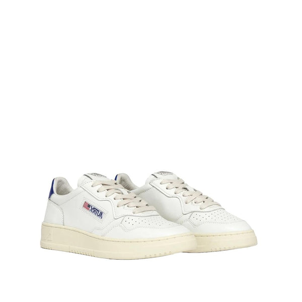 Autry White Leather Low Top Sneakers