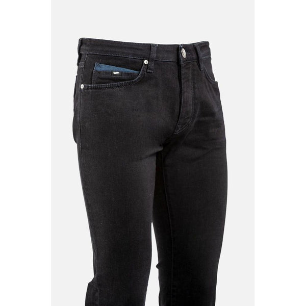 Gas Black Cotton Jeans Denim