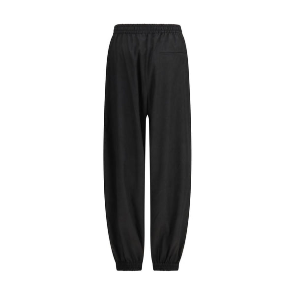 Rohe Black Polyester Joggers (Workout Pants)