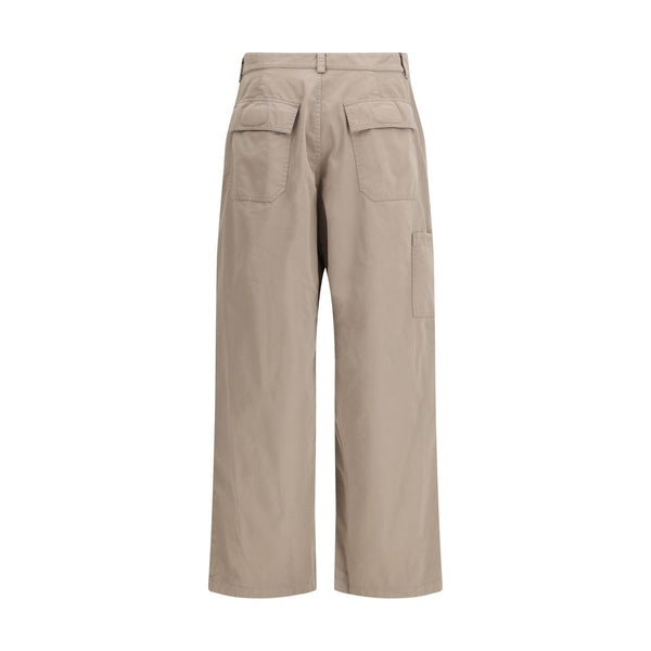 Balenciaga Beige Cotton Casual Pants