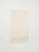 Max Mara White Cashmere Scarf