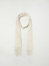 Max Mara White Cashmere Scarf