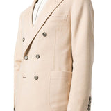 Brunello Cucinelli Beige Wool Full-Length Jacket