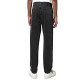 Ambush Black Cotton Straight-Leg Jeans