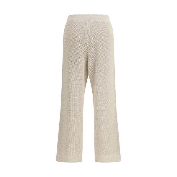 Brunello Cucinelli Beige Cotton Casual Pants