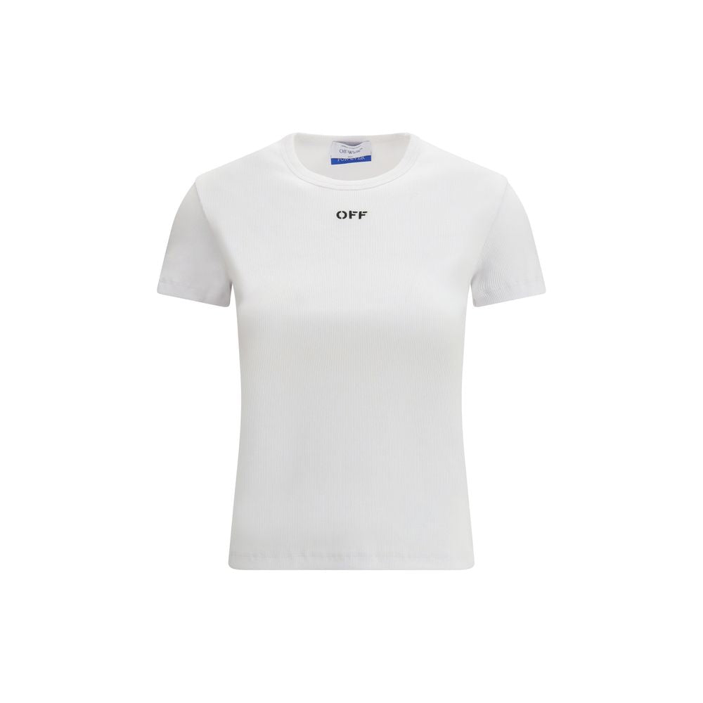 Off-White White Cotton T-Shirt
