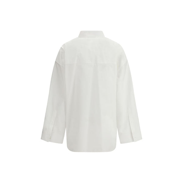 Balenciaga White Cotton Dress Shirt