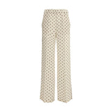 P.A.R.O.S.H. Beige Silk Casual Pants